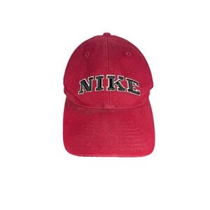 Vtg Adj Strapback Nike Pro Classics Embroidered Spellout Hat Cap